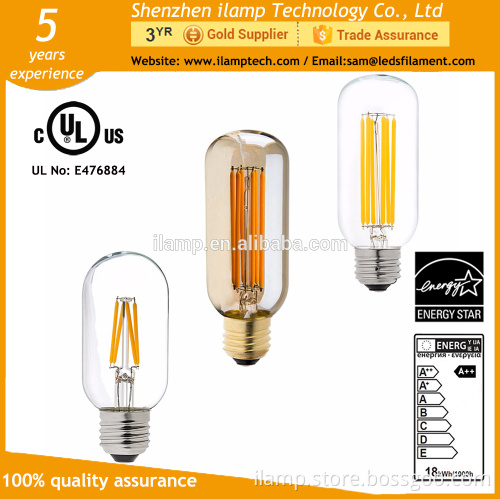 ilamptech CUL PES CETL ST45 T45 4W Dimmable LED Filament Bulb E26 E27 Base